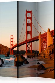 Διαχωριστικό με 3 τμήματα - Golden Gate Bridge - sunset, San Francisco [Room Dividers]