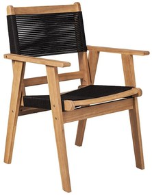 Πολυθρόνα Βεράντας - Κήπου Coffee Dining Ε2350,1 58x56x87cm Natural-Black