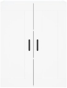vidaXL Ντουλάπι Λευκό 69,5x34x180 εκ. από Επεξεργασμένο Ξύλο