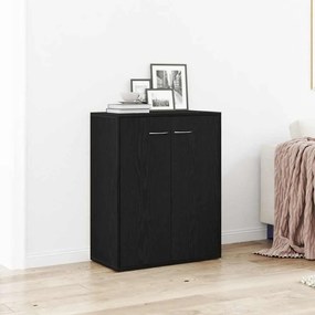vidaXL Μπουφές Μαύρος Δρυς 60x30x75 εκ. από Τεχνητό Ξύλο