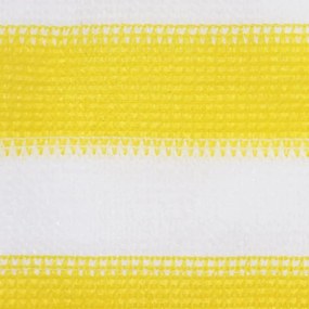 Διαχωριστικό Βεράντας Κίτρινο / Λευκό 90 x 300 εκ. από HDPE - Πολύχρωμο