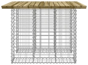 vidaXL Παγκάκι Κήπου Συρματοκιβώτιο 100x102x72 εκ. Εμποτ. Ξύλο Πεύκου