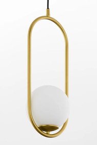 Κρεμαστό Φωτιστικό Igon Φ16cm Χρυσό