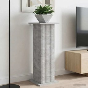 vidaXL Βάση φυτών Γκρι Σκυροδέματος 30,5 x 30 x 80,5 εκ
