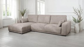 California L-Shape Sofa Left Beige