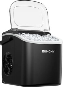 Παγομηχανή Euhomy IM001, 1,2 l, 12 kg (μαύρη)