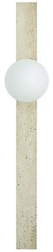 Φωτιστικό Τοίχου - Απλίκα 25315 5x15,8x60cm 1xG9 5W Stone Beige