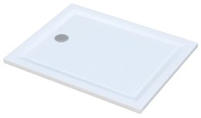 Sanitec A204 Χυτή Ντουζιέρα FLAT-CLASSIC Λευκό 90x75x3,2cm