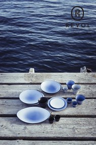 DIS EQUINOXE CIRRUS BLUE DINNER PLATE 24CM | Συσκευασία 6 τμχ
