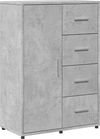 vidaXL Ντουλάπι Γκρι Σκυροδέματος 60x31x84 εκ. Επεξεργασμένο Ξύλο