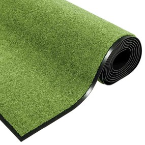 vidaXL Χαλάκι Εξώπορτας Πράσινο και Μαύρο 120 x 250 cm