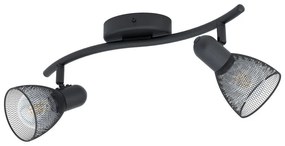 Φωτιστικό Οροφής Spot Carovigno 98622 Black Eglo Metal