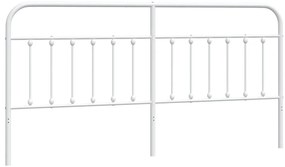vidaXL Κεφαλάρι Λευκό 200 εκ. Μεταλλικό