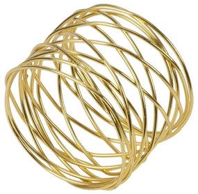 Δαχτυλίδι Πετσέτας Gourmet 35001 Φ5x3,5cm Gold GloboStar Metal