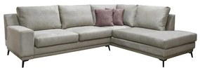 Corner Sofa Contessa Fylliana Right Corner Beige - Powder Beige 272x220x93 cm