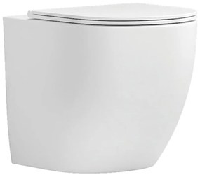 Κάλυμμα λεκάνης δαπέδου MILOS λευκό ματ KARAG - S-LT2141D-RMW - S-LT2141D-RMW