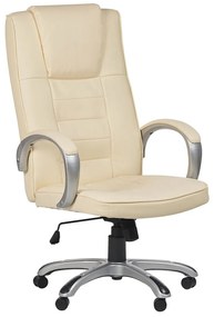 Καρέκλα γραφείου Berwyn 871, Beige, 127x53x73cm, 19 kg, Με μπράτσα, Με ρόδες, Μηχανισμός καρέκλας: Κλίση | Epipla1.gr