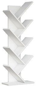 Βιβλιοθήκη Luptus pakoworld μελαμίνης λευκό 46x22x128.5εκ Model: 197-000200
