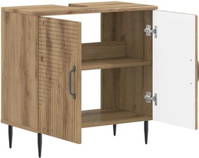vidaXL Ντουλάπα Νιπτήρα Mπάνιου HAARLEM Artisan Δρυς