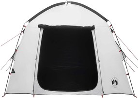 vidaXL Καταφύγιο Τέντας Λευκό Μαύρο 210 x 210 x 138 εκ Πολυεστέρας
