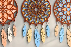 Intra απο ξύλο plywood 3mm-4mm πάχος 3D Dream Catchers Layered BNDLE Δίασταση 20x30 cm INTRAFABR-101454189