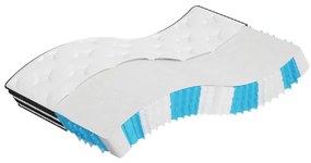 vidaXL Στρώμα με Pocket Springs Μεσαία Σκληρότητα 120x200 εκ.