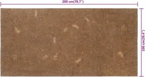 vidaXL Επίστρωμα 100 x 200 εκ. από Κοκοφοίνικα