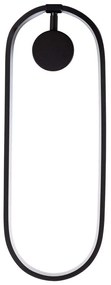 Φωτιστικό Τοίχου - Απλίκα Can 119FRS1121 17x10x48cm Led 16W 3000K Black Opviq