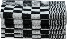 vidaXL Σετ Πετσετών 20 Τεμαχίων Μαύρο και Λευκό Βαμβακερές