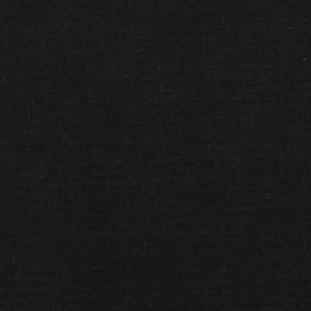 vidaXL Κεφαλάρι Μαύρο 90x5x118/128 εκ. Ύφασμα