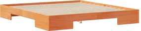 vidaXL Σκελετός Κρεβατιού Καφέ 200 x 200 cm