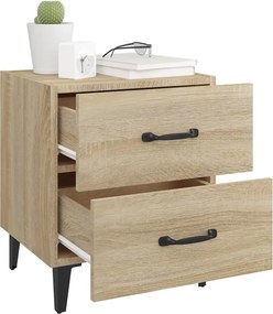 vidaXL Κομοδίνο Sonoma Δρυς 40 x 35 x 47,5 εκ.