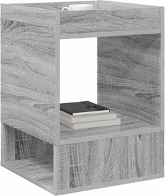 vidaXL End Table Γκρίζο Σονομα 40 x 40 x 56 εκ. Επεξεργασμένο Ξύλο