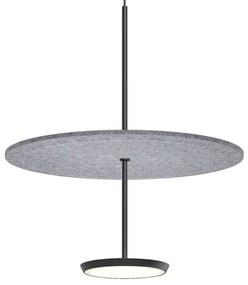 Φωτιστικό Οροφής Sky Sound 18 10570/10577 46x44,4cm Led 1250lm 18W Black-Grey Pablo Designs