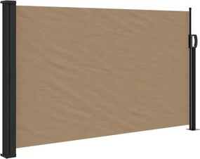 vidaXL Σκίαστρο Πλαϊνό Συρόμενο Taupe 120 x 600 εκ.