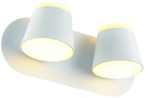 Φωτιστικό Επίτοιχο Aca V83LEDW27WH LUCIDO Λευκό (White) 3000K