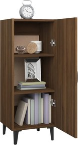 vidaXL Ντουλάπι Καφέ Δρυς 34,5 x 34 x 90 εκ. Επεξεργασμένο Ξύλο