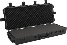 vidaXL Θήκη Πτήσης Φορητή Μαύρη 100,5x42x17 εκ. από Πολυπροπυλένιο