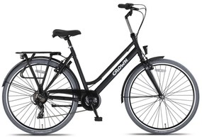 New York 28 Inch 53 cm Women 7SP Rim Brakes Matte blackCrown