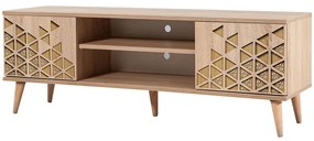 Έπιπλο Τηλεόρασης Truva 863SPH3014 140x40x50cm Oak