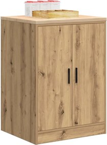 vidaXL ντουλάπι αποθήκευσης γκαράζ 60x51x85 εκ μασίφ ξύλο πεύκο