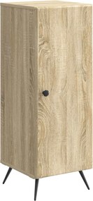 vidaXL Πλαϊνό γραφείο Sonoma Δρυς 33 x 34,5 x 90 εκ Επεξεργασμένο Ξύλο