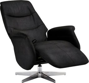 Delta Recliner Black Fabric