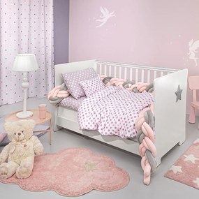 Σεντόνια Βρεφικά Cosmos (Σετ 3τμχ) Pudra Guy Laroche Cradle 115x170cm 100% Βαμβάκι