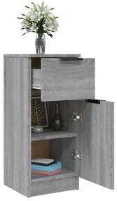 vidaXL Ντουλάπι Γκρι Sonoma 30x30x70 εκ. από Επεξεργασμένο Ξύλο