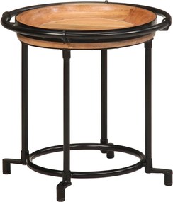 vidaXL Σετ τραπεζιών 2 τεμαχίων από μασίφ ξύλο ακακίας