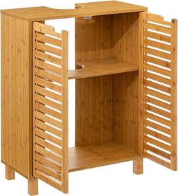Ντουλάπι Νιπτήρα Μπάνιου (60x28x80) F-V Sicela Bamboo 160817