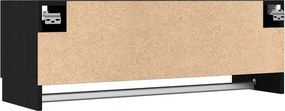 vidaXL Ντουλάπι Μαύρη Οξυά 100 x 32,5 x 35 cm Επεξεργασμένο Ξύλο