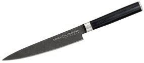 Μαχαίρι Γενικής Χρήσης MO-V Stonewash 16cm Black Samura Ανοξείδωτο Ατσάλι