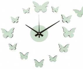 Ρολόι Τοίχου DIY Butterfly KA6000LG 35cm Light Green Karlsson